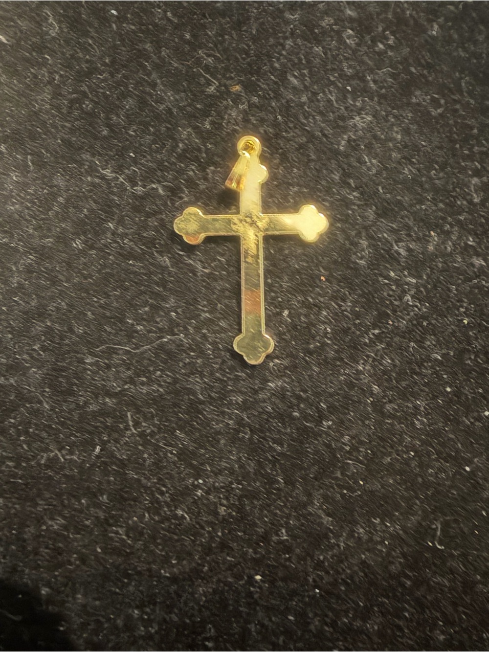 Gold Cross Pendant Necklace Charm - Classic Women’s Jewelry